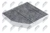 Filter, Innenraumluft NTY FCF-ME-038C Bild Filter, Innenraumluft NTY FCF-ME-038C