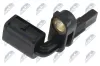 Sensor, Raddrehzahl Vorderachse links Hinterachse links Hinterachse rechts Vorderachse rechts NTY HCA-VW-036 Bild Sensor, Raddrehzahl Vorderachse links Hinterachse links Hinterachse rechts Vorderachse rechts NTY HCA-VW-036