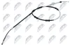 Seilzug, Feststellbremse hinten rechts NTY HLR-FT-023