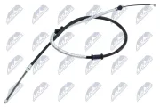 Seilzug, Feststellbremse hinten links NTY HLR-FT-024