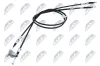 Seilzug, Feststellbremse hinten links hinten rechts NTY HLR-PL-017