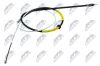 Seilzug, Feststellbremse hinten links hinten rechts NTY HLR-RE-018