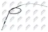 Seilzug, Feststellbremse hinten links hinten rechts NTY HLR-SE-006