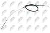 Seilzug, Feststellbremse hinten links hinten rechts NTY HLR-SK-003 Bild Seilzug, Feststellbremse hinten links hinten rechts NTY HLR-SK-003