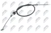 Seilzug, Feststellbremse hinten links hinten rechts NTY HLR-VC-006