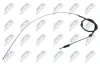 Seilzug, Feststellbremse hinten links hinten rechts NTY HLR-VW-015