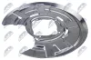 Spritzblech, Bremsscheibe Hinterachse links NTY HTO-BM-042 Bild Spritzblech, Bremsscheibe Hinterachse links NTY HTO-BM-042