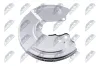 Spritzblech, Bremsscheibe Hinterachse links NTY HTO-FT-004 Bild Spritzblech, Bremsscheibe Hinterachse links NTY HTO-FT-004