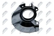 Spritzblech, Bremsscheibe Vorderachse links NTY HTO-KA-302