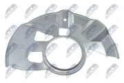 Spritzblech, Bremsscheibe Vorderachse rechts NTY HTO-MZ-001