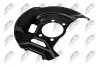 Spritzblech, Bremsscheibe Vorderachse links NTY HTO-NS-007