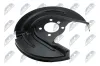 Spritzblech, Bremsscheibe Hinterachse links NTY HTO-SK-002