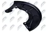 Spritzblech, Bremsscheibe Vorderachse rechts NTY HTO-VW-091 Bild Spritzblech, Bremsscheibe Vorderachse rechts NTY HTO-VW-091
