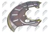 Spritzblech, Bremsscheibe Vorderachse links NTY HTO-WW-093