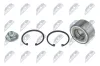 Radlagersatz Vorderachse links Vorderachse rechts NTY KLP-FR-010