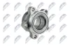 Radlagersatz Vorderachse Vorderachse links Vorderachse rechts NTY KLP-FR-032