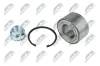 Radlagersatz Vorderachse links Vorderachse rechts NTY KLP-FT-022