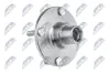 Radnabe Vorderachse links Vorderachse rechts NTY KLP-NS-038P3