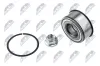 Radlagersatz Vorderachse Vorderachse links Vorderachse rechts Hinterachse NTY KLP-RE-021