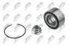 Radlagersatz Vorderachse links Vorderachse rechts NTY KLP-RV-008