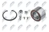 Radlagersatz Vorderachse links Vorderachse rechts NTY KLP-WW-012