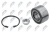 Radlagersatz Hinterachse Hinterachse links Hinterachse rechts NTY KLT-BM-027 Bild Radlagersatz Hinterachse Hinterachse links Hinterachse rechts NTY KLT-BM-027