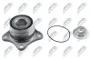 Radlagersatz Hinterachse Hinterachse links Hinterachse rechts NTY KLT-TY-029
