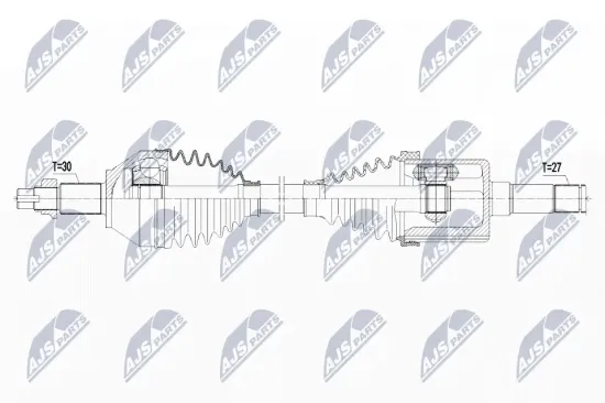 Antriebswelle Vorderachse links NTY NPW-AR-008 Bild Antriebswelle Vorderachse links NTY NPW-AR-008