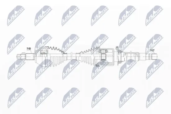 Antriebswelle Vorderachse rechts NTY NPW-CH-016 Bild Antriebswelle Vorderachse rechts NTY NPW-CH-016