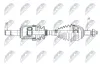 Antriebswelle Vorderachse links NTY NPW-AR-028 Bild Antriebswelle Vorderachse links NTY NPW-AR-028