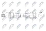 Antriebswelle Hinterachse links Hinterachse rechts NTY NPW-AR-042