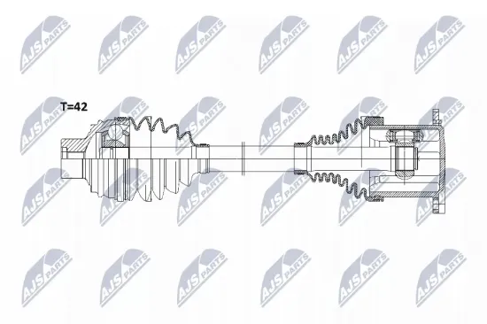Antriebswelle Vorderachse links NTY NPW-VW-202 Bild Antriebswelle Vorderachse links NTY NPW-VW-202