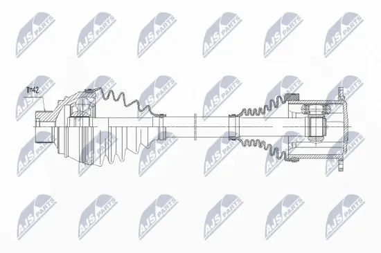 Antriebswelle Vorderachse Vorderachse links Vorderachse rechts Vorderachse links Vorderachse rechts NTY NPW-AU-013 Bild Antriebswelle Vorderachse Vorderachse links Vorderachse rechts Vorderachse links Vorderachse rechts NTY NPW-AU-013