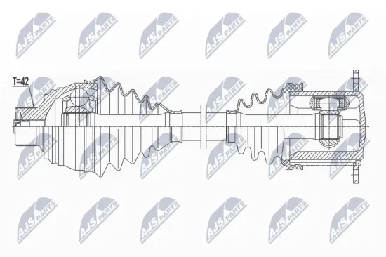 Antriebswelle Vorderachse Vorderachse links Vorderachse rechts NTY NPW-AU-027 Bild Antriebswelle Vorderachse Vorderachse links Vorderachse rechts NTY NPW-AU-027