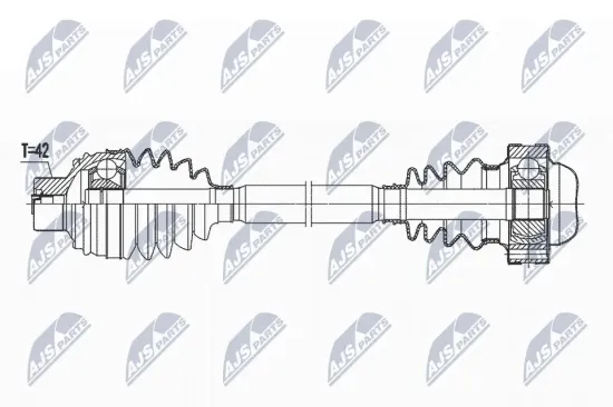 Antriebswelle Hinterachse Hinterachse links Hinterachse rechts NTY NPW-AU-032 Bild Antriebswelle Hinterachse Hinterachse links Hinterachse rechts NTY NPW-AU-032