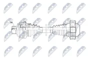 Antriebswelle Hinterachse links Hinterachse rechts NTY NPW-AU-082