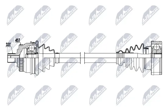Antriebswelle Vorderachse rechts NTY NPW-AU-099 Bild Antriebswelle Vorderachse rechts NTY NPW-AU-099