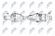 Antriebswelle Vorderachse links Vorderachse Vorderachse rechts NTY NPW-BM-039
