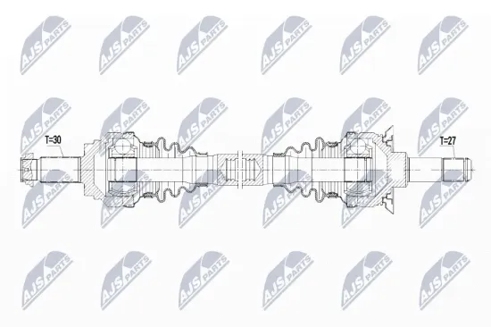 Antriebswelle Hinterachse links NTY NPW-BM-085 Bild Antriebswelle Hinterachse links NTY NPW-BM-085