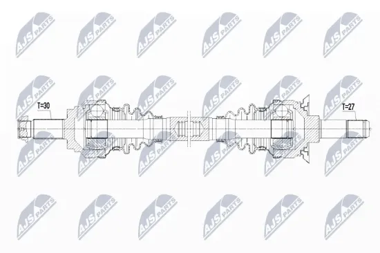 Antriebswelle Hinterachse rechts NTY NPW-BM-099 Bild Antriebswelle Hinterachse rechts NTY NPW-BM-099