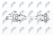 Antriebswelle Vorderachse rechts NTY NPW-CT-081