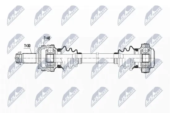 Antriebswelle Hinterachse rechts NTY NPW-BM-109 Bild Antriebswelle Hinterachse rechts NTY NPW-BM-109