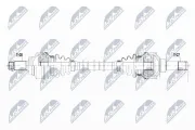 Antriebswelle Vorderachse links NTY NPW-CT-109
