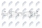 Antriebswelle Vorderachse rechts NTY NPW-BM-123