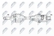 Antriebswelle Vorderachse rechts NTY NPW-BM-135
