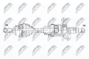 Antriebswelle Vorderachse rechts NTY NPW-BM-137