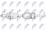 Antriebswelle Vorderachse rechts NTY NPW-BM-152