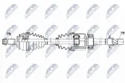 Antriebswelle Vorderachse rechts NTY NPW-BM-156