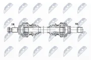 Antriebswelle Hinterachse links NTY NPW-BM-195