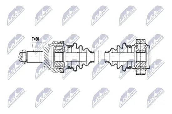 Antriebswelle Hinterachse links NTY NPW-BM-212 Bild Antriebswelle Hinterachse links NTY NPW-BM-212